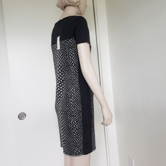 NWT Magaschoni Dress XS Sweater Slip-on Short Wool Crew Neck Short Sleeve Office - Picture 5 of 14